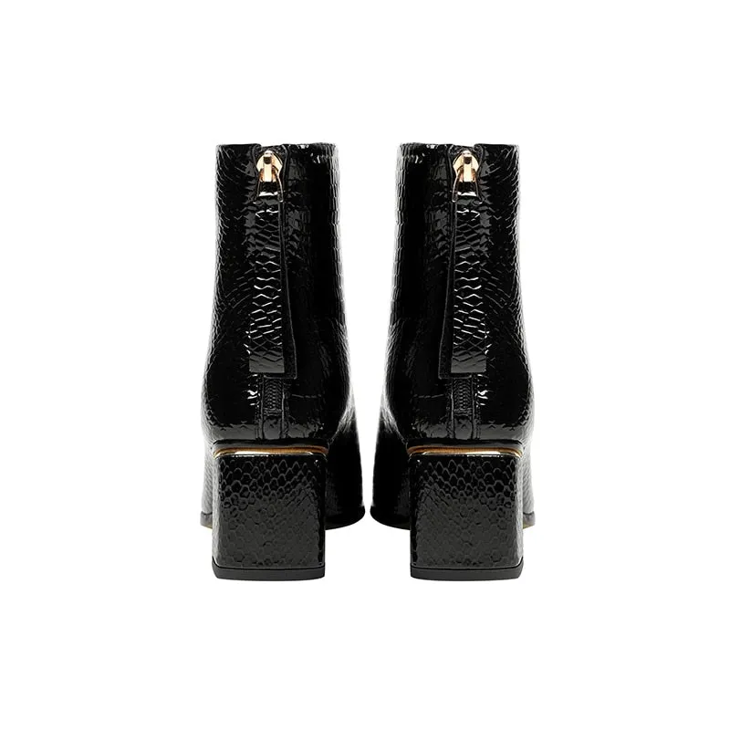 Serpatura Croc Ankle Boots