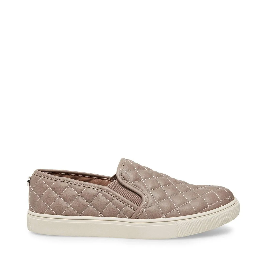 Steve Madden Ecentrcq Sporty Chic Quilted Slip-on Sneaker Grey (7, Grey)