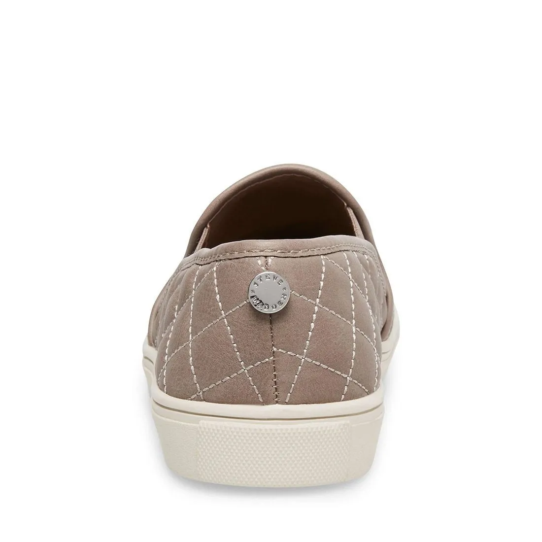 Steve Madden Ecentrcq Sporty Chic Quilted Slip-on Sneaker Grey (7, Grey)
