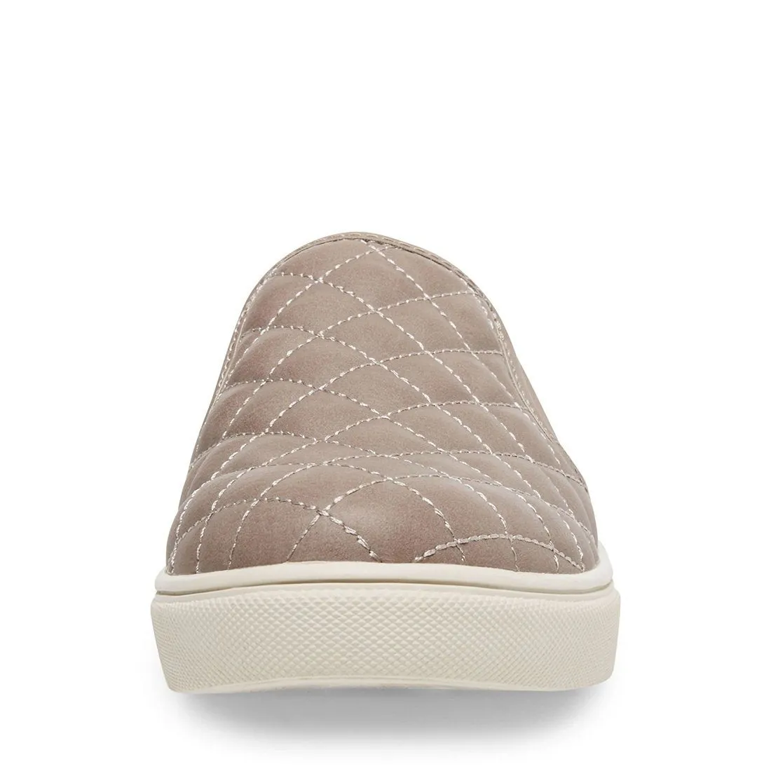 Steve Madden Ecentrcq Sporty Chic Quilted Slip-on Sneaker Grey (7, Grey)