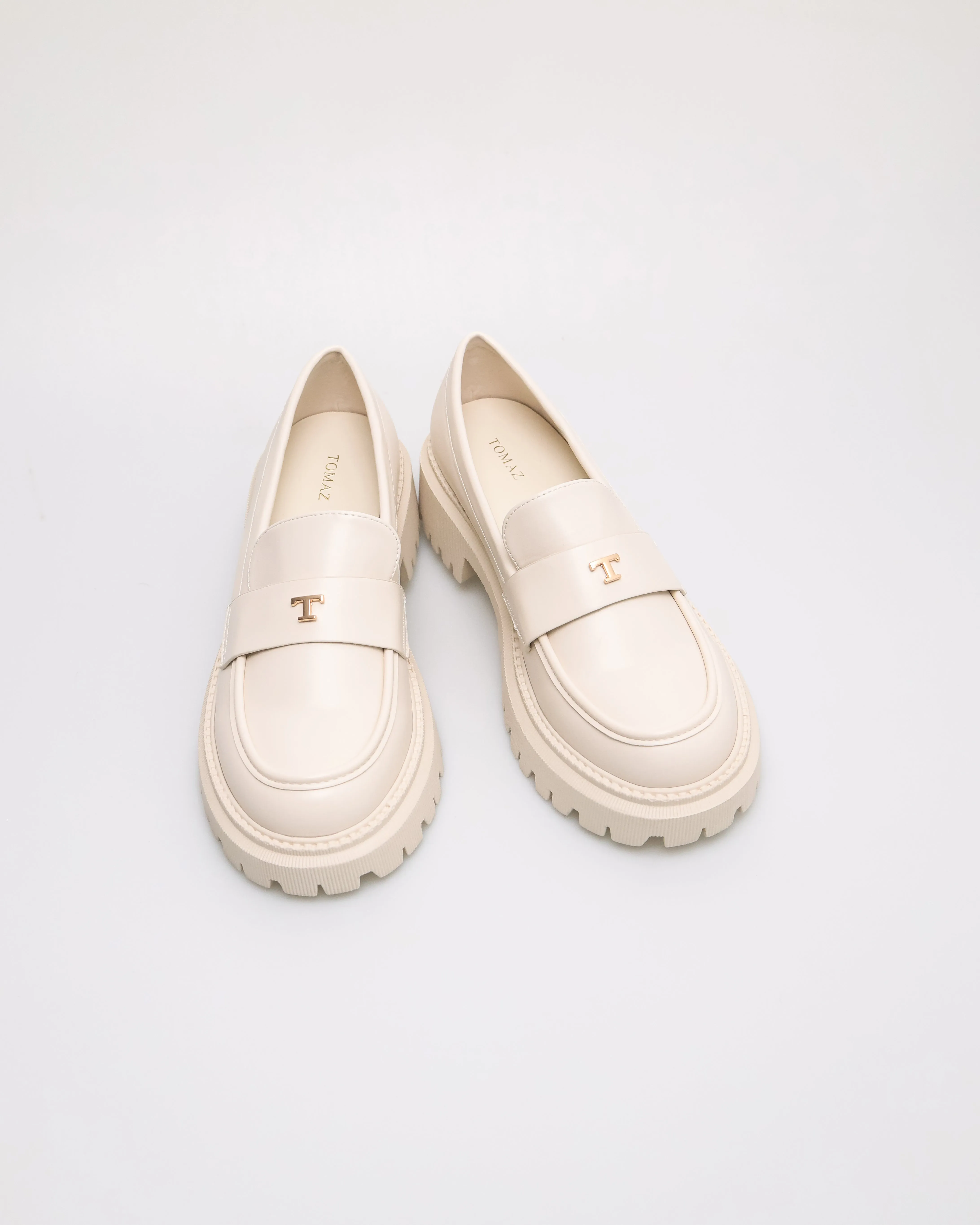 Tomaz FL110 Ladies Chunk T Loafers
