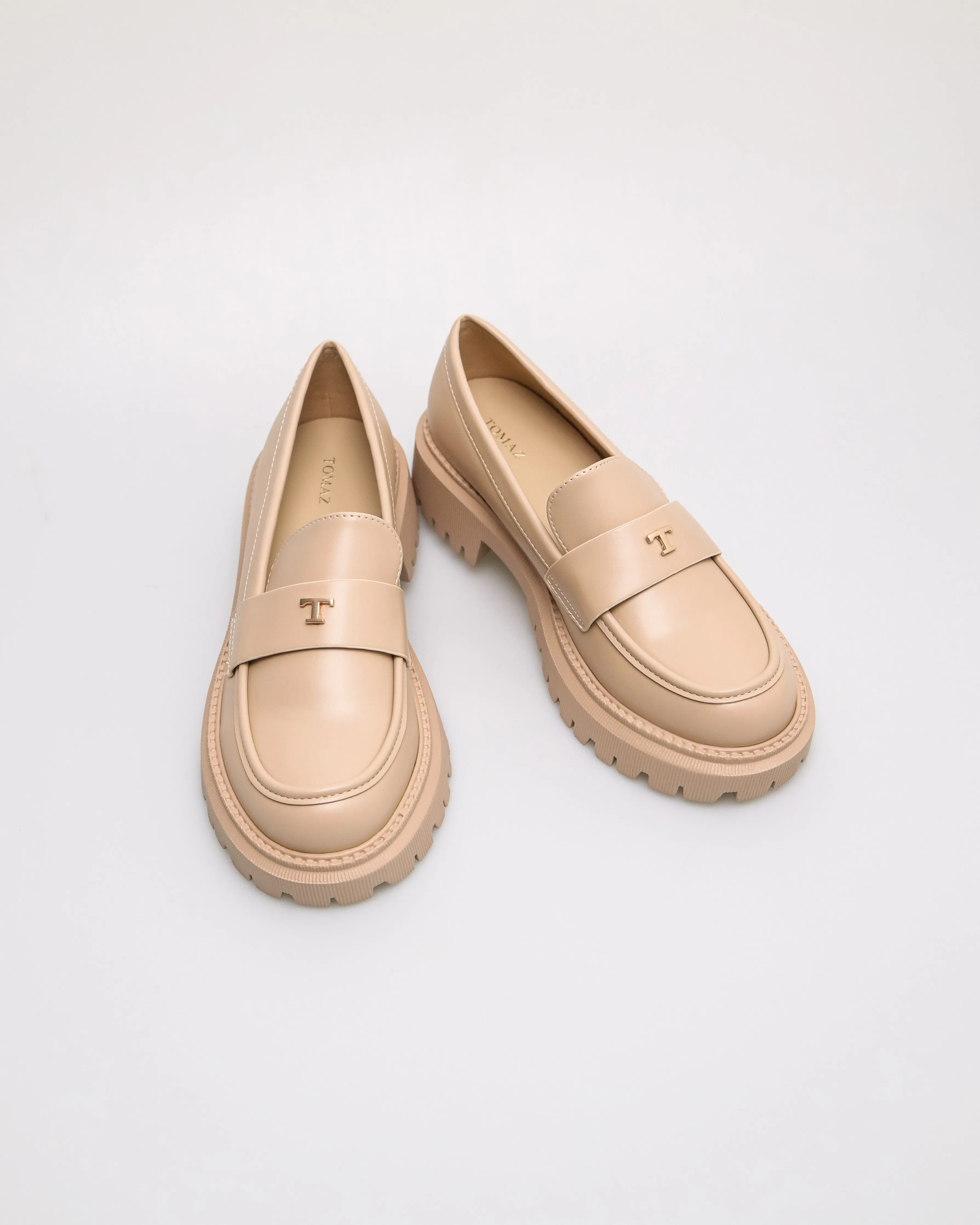 Tomaz FL110 Ladies Chunk T Loafers