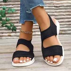 Women's Elasticated Mesh Casual Sandals 07323754C